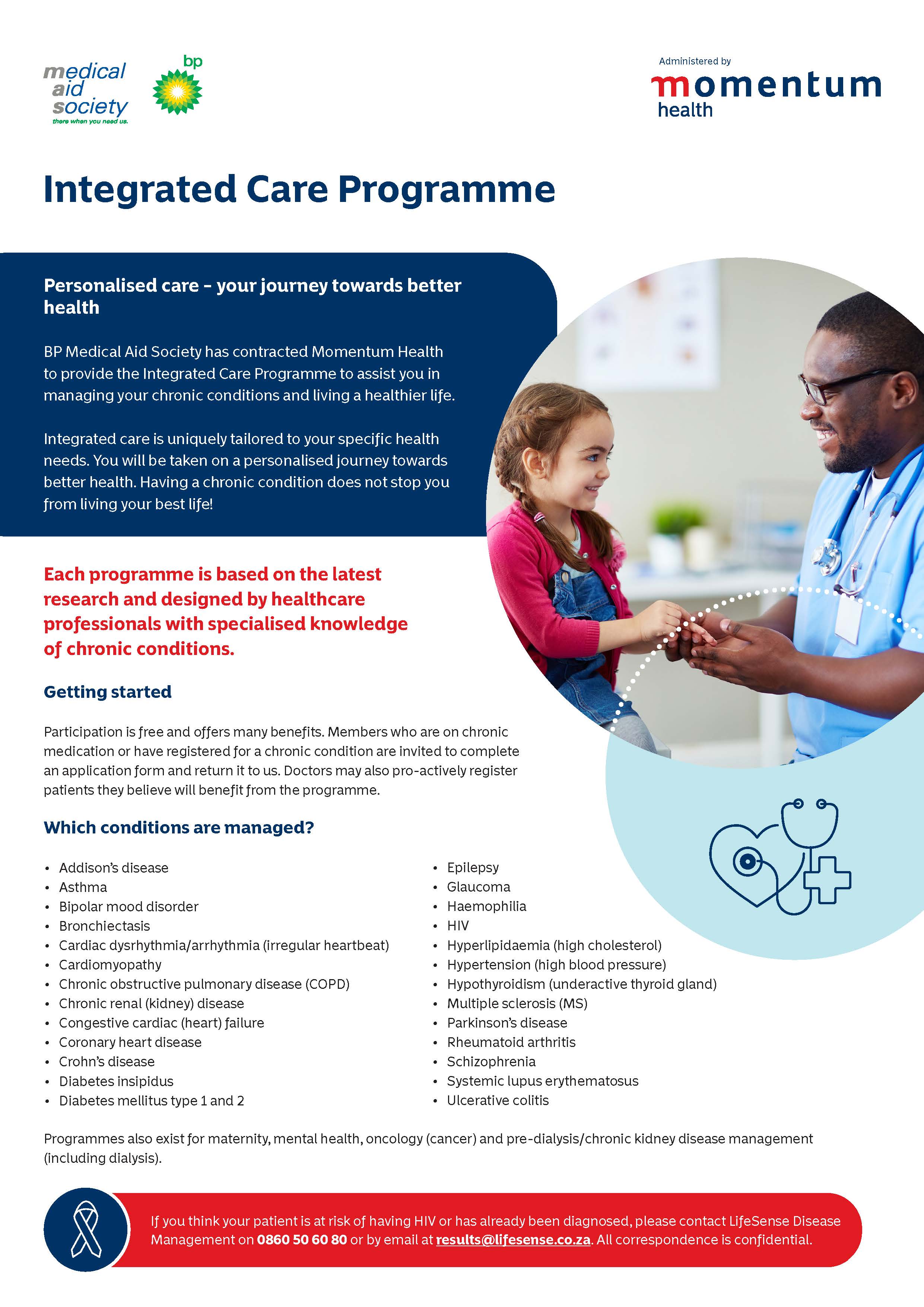 Integrated care programme information leaflet